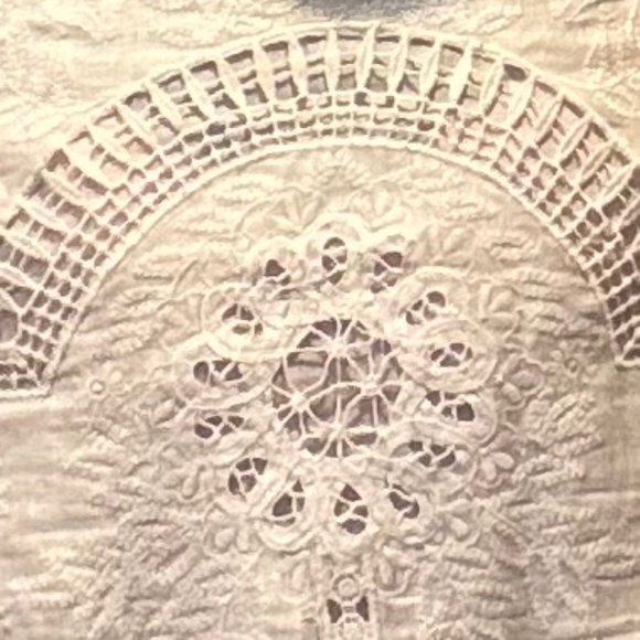 Polo Ralph Lauren White Eyelet Maxi Skirt, Sz 8 , 100%cotton - Picture 5 of 5